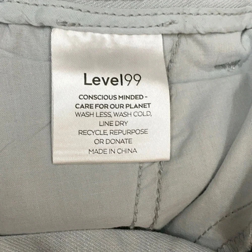 NWT Level 99 Shorts luxury Tencel linen lyocell‎ size 24 2 pockets XS